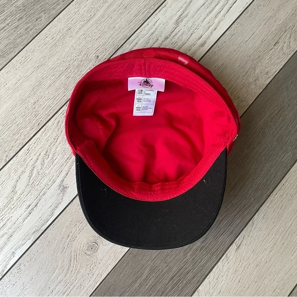 Disney Red and Black Studded Beret Hats